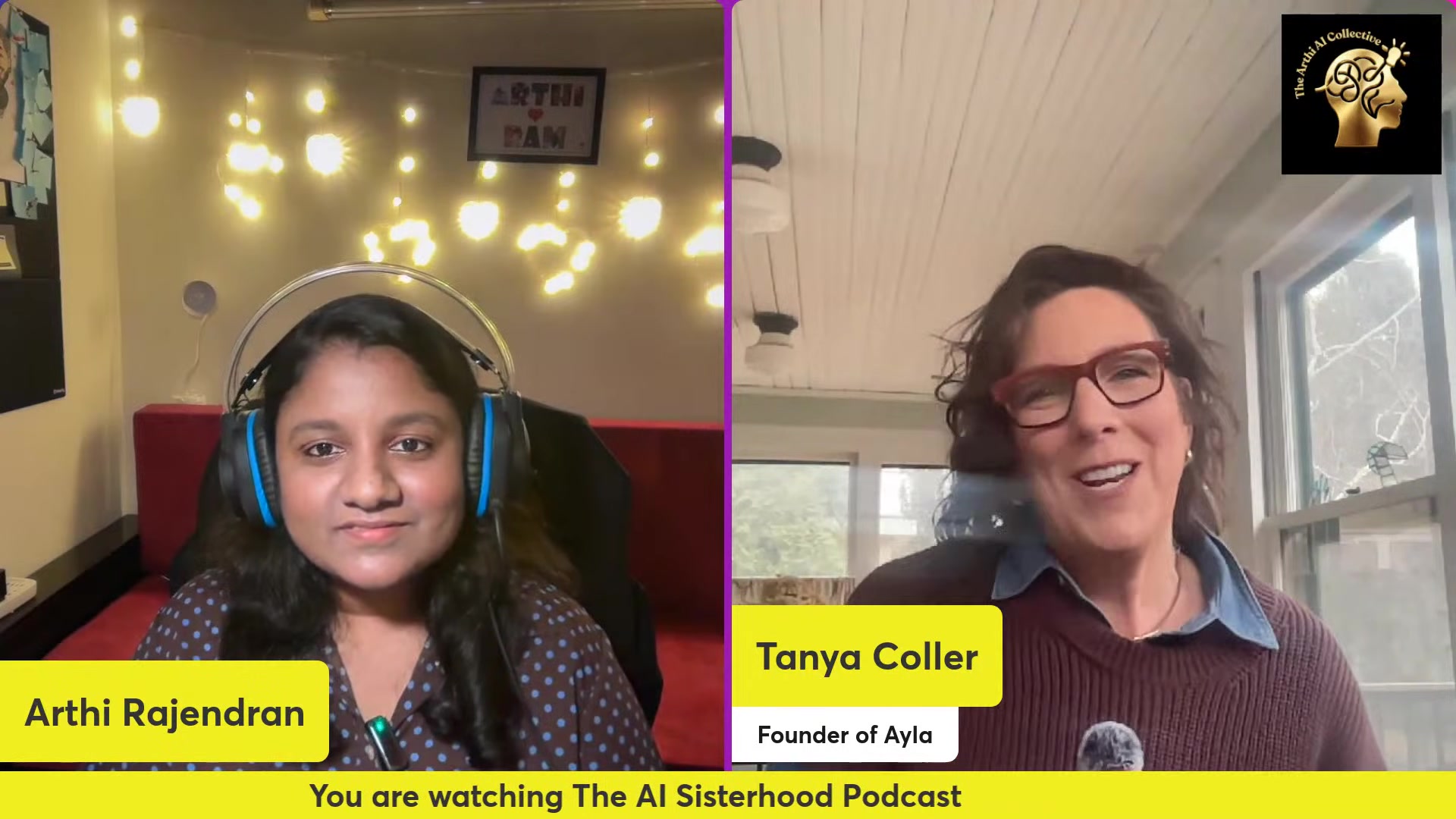 Tanya Coller on The AI Sisterhood Podcast episode 2 talking about women building apps without code